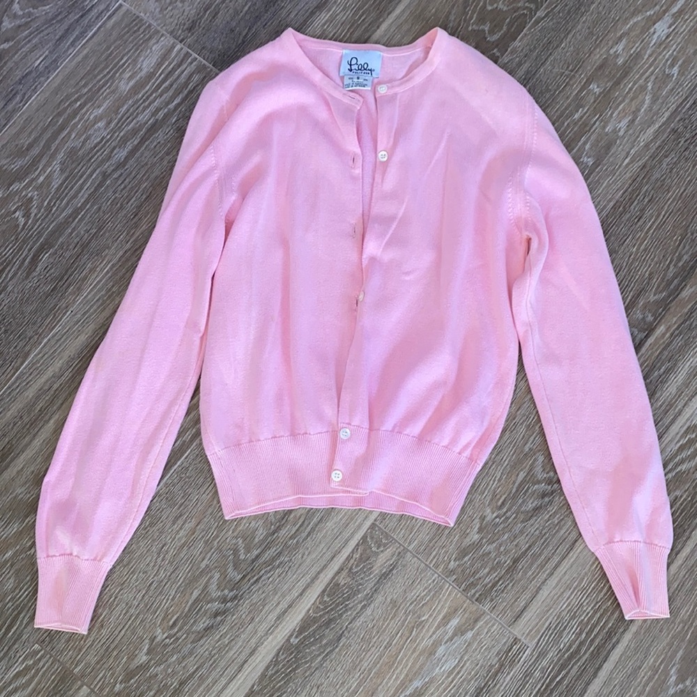 Lilly Pulitzer pink sweater!